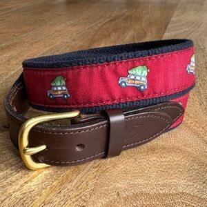 Vineyard Vines Canvas Club Belt Size 30